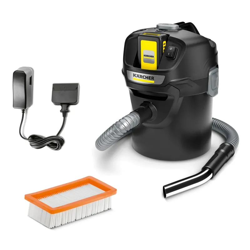 Saisonangebot Kärcher Kärcher Asche- und Trockensauger AD 2 BATTERY Set - inkl. Akku und Ladegerät