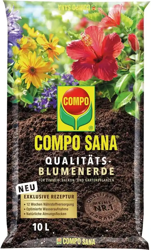 COMPO Blumenerde 10 Ltr. Compo-Sana Top-Seller
