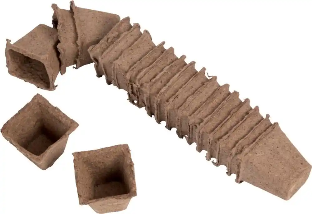 Preisknaller floraworld Anzuchttöpfe 6x6cm 20 Stk. Eckig