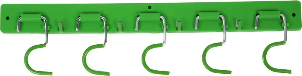 Angebot floraworld Geräteleiste 5 Haken 48 cm 5 Bügel Kunstst.