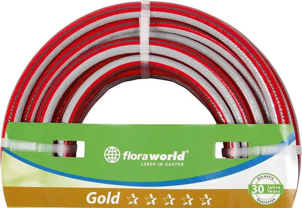 Abverkauf floraworld Profi-Wasserschl. 3/4"50mNTS rot