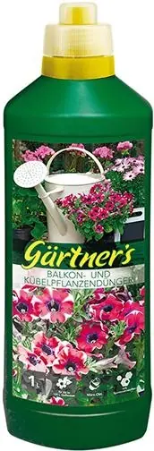 Gärtner‘s Balkon- u. Kübelpflanzen-Dünger, 1l Meistverkauft