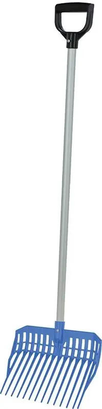 KERBL Dunggabel EcoFork royalblau mit Stiel Sonderangebot