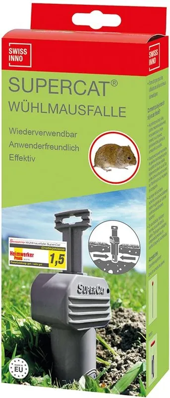 SWISSINNO Wühlmausfalle SuperCat Saisonangebot
