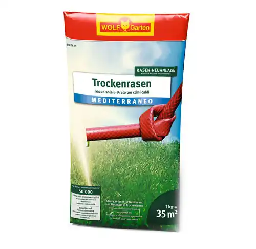 WOLF-Garten Trockenrasen "Mediterraneo" LU-TR 35 Markenprodukt