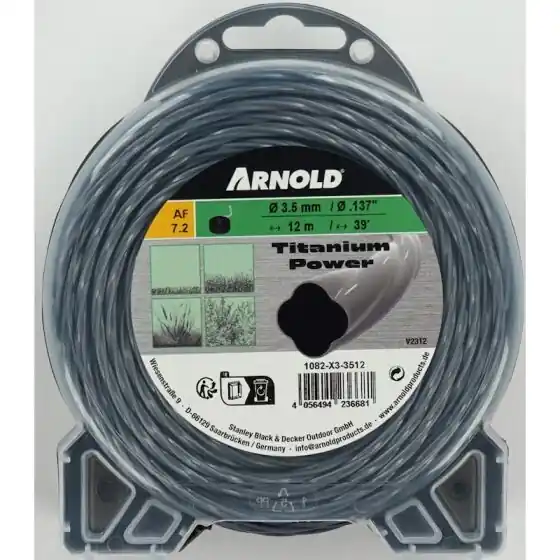 Preisreduziert ARNOLD Trimmerfaden Titanium Power Helicoidal 3,5 mm x 12 m