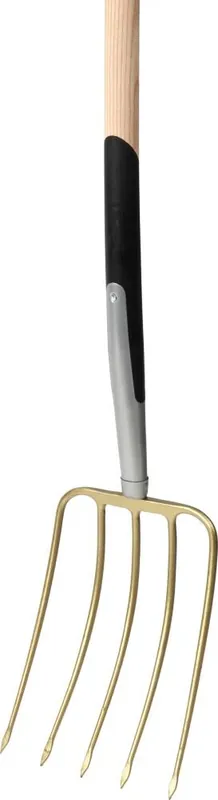 Angebot floraworld Kompostgabel 210mm 5 Zinken mit Stiel Gesamtlänge 1,39 m