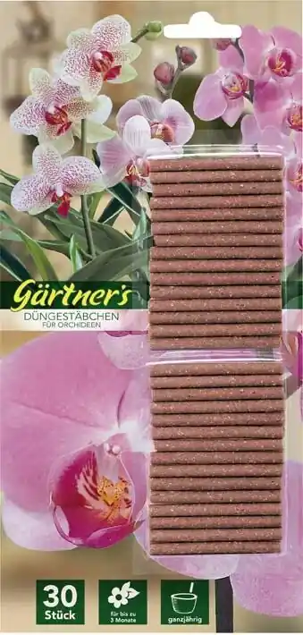 Gärtner‘s Düngestäbchen Orchideen, 30 Stück Neu Im Sortiment