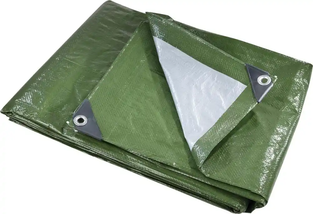 Gewebe-Abdeckplane 6 x 8 m 140g/m² grün Neu Im Sortiment