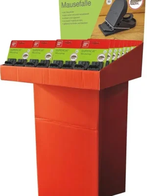 SWISSINNO Mausefalle SuperCat 2er Set inkl. Köder Display, Inhalt 40 Stück Nur Heute