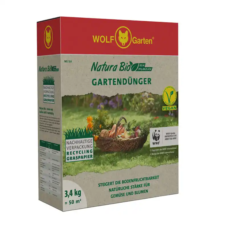 Neu Im Sortiment WOLF-Garten Bio Gartendünger NG 3,4