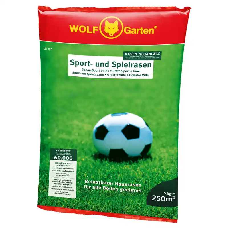 WOLF-Garten Sport- und Spielrasen LG 250, 5kg Neu Im Sortiment