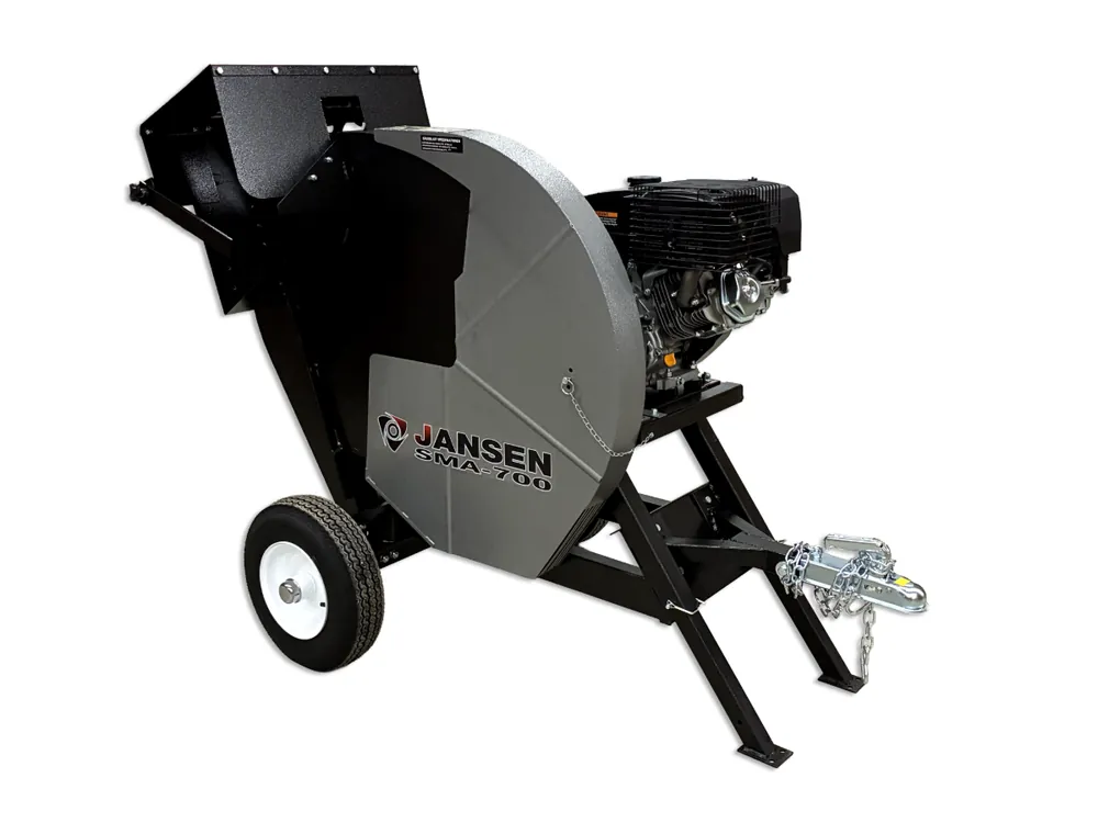 Echt Jansen Wippsäge, Brennholzsäge SMA-700, 700 mm Blatt, Benzin, Batteriestarter