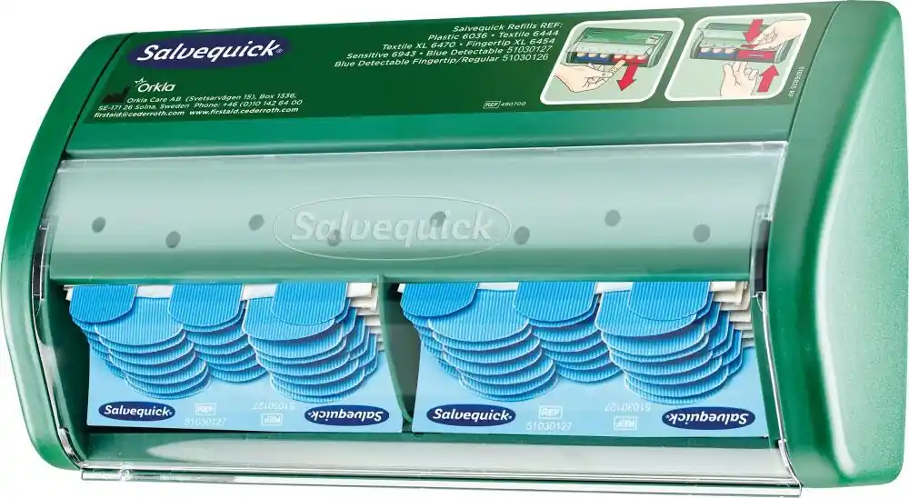 Orkla Salvequick Pflasterspend.detektierbar,2x35Pflaster Rabatt