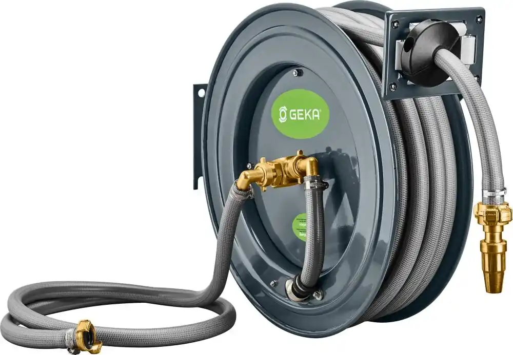 Markenware GEKA Schlauchaufroller PA20SKmit Schlauch 3/4" 20m+2mArmaturen