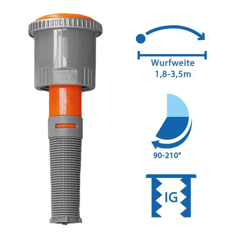 Begrenztes Angebot Hunter Rotatordüse MP-800SR, 90-210°, grau und orange