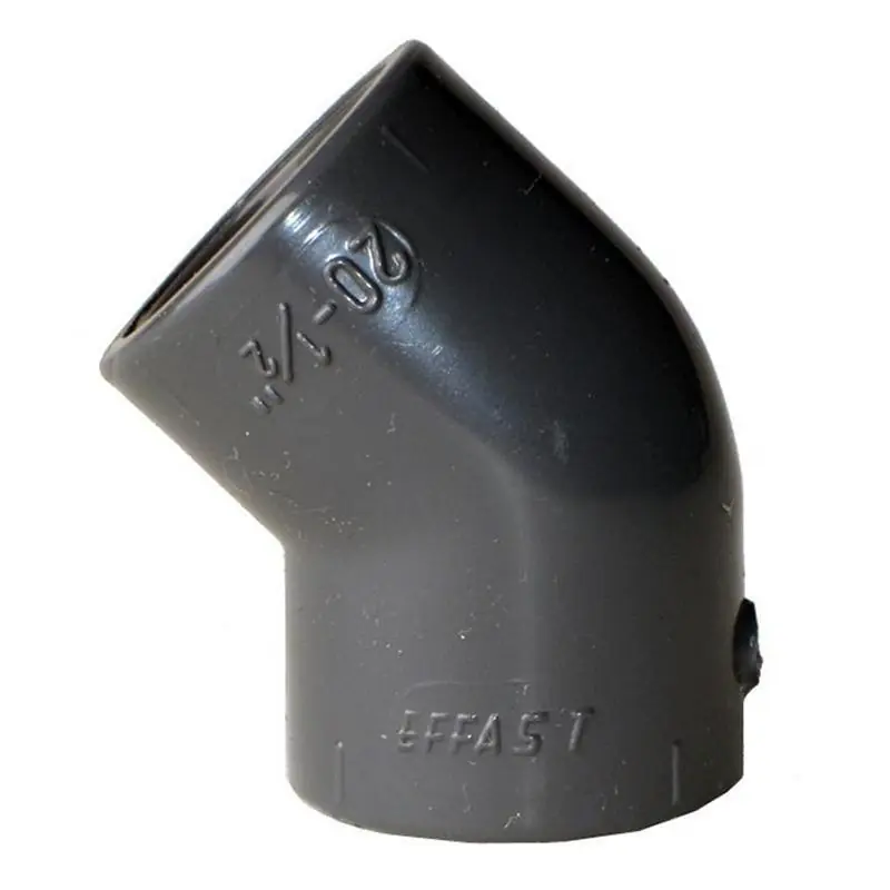 Klebefitting PVC, Winkel 45° Neu