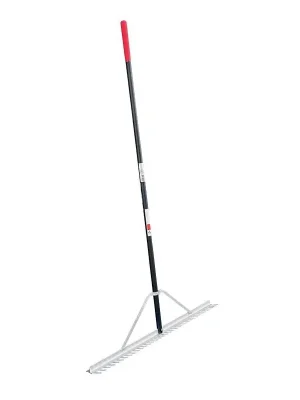 "Planierwunder" Rechen Alu mit Stiel Top-Preis