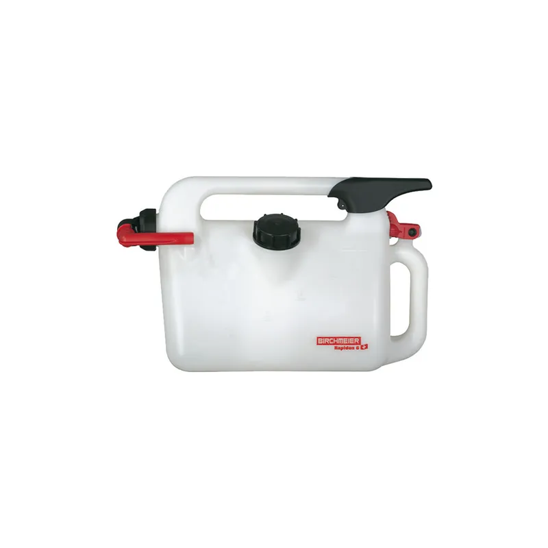 SchmidtsB2C Benzinkanister Rapidon 6, 6L, Kunststoff, Dosierknopf, kein Überlaufen, transparent, Rasenmäher geeignet Sonderangebot