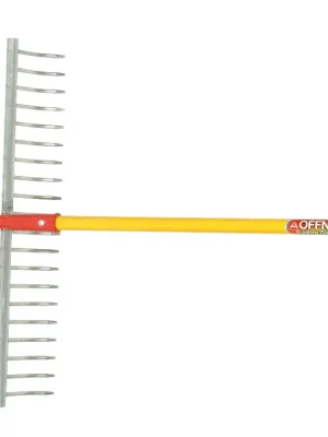 Saisonangebot Johann Offner Heurechen, 650 mm Breite, 20 Rundzinken, verstellbarer Kunststoff-Stielhalter, Q2120Y0