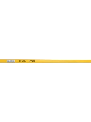 Johann Offner Hartholz-Ersatzstiel, 140 cm, gebogen, gelb lackiert, hochwertig Nur Heute