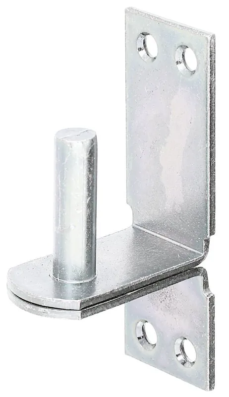 Finale Aktion Alberts Kloben auf Platte, zum Aufschrauben, DII Haken,verzinkt, Ø 10 mm, 90 x 30 mm, Anschrauben