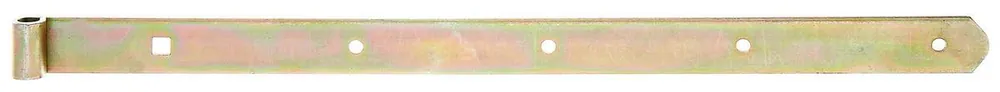 Saisonangebot Alberts Ladenband gerade, abgerundet, gelbverzinkt, 500 mm Länge, 30 mm Breite, Ø 10 mm