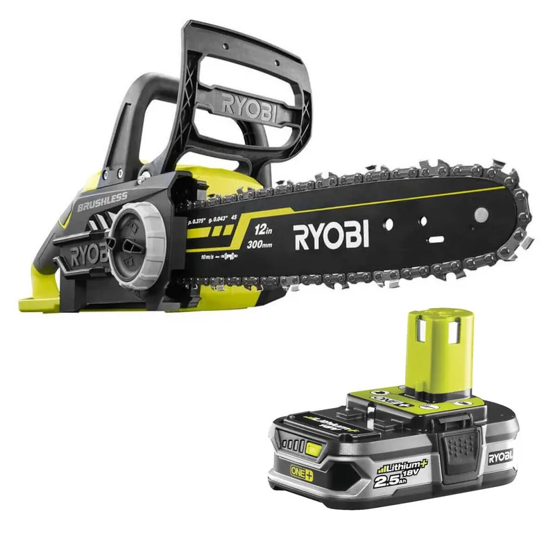 Knallerangebot Ryobi Akku-Kettensäge ONE+ 18 V OCS1830, inkl 2,5 Ah Akku RB18L25