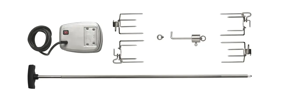 Jetzt Kaufen Napoleon Drehspiess-Kit für große Grills LE, LEX & Prestige 500, mehrteiliges Kit aus Edelstahl