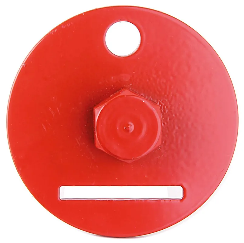 Billig Alberts Einschraub-Werkzeug Flechtzaunhalter, Ø 60 mm, Stahl, Rubinrot, zinkphosphatiert, RAL 3003