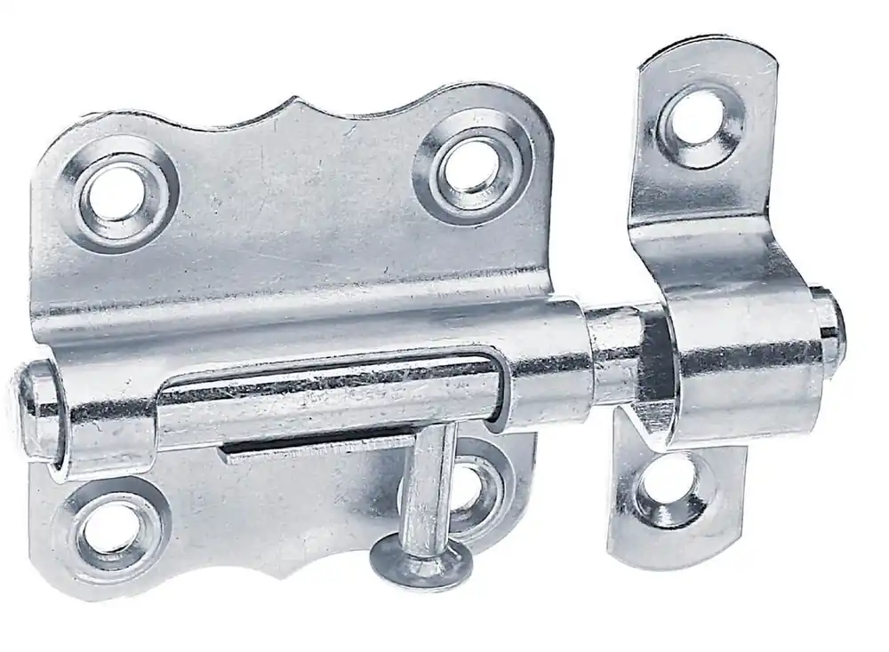 Beliebt Alberts Grendelriegel mit Knopfgriff 38 x 39 mm, Edelstahl, ohne Feder, mit befestigter Schlaufe