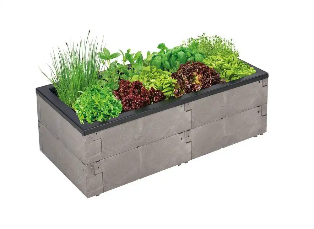 Juwel Pflanzkasten Timber mit Pflanzwanne und 40 L Wasserspeicher, 130 x 60 x 41 cm, 150 L, Anzucht Bestpreis