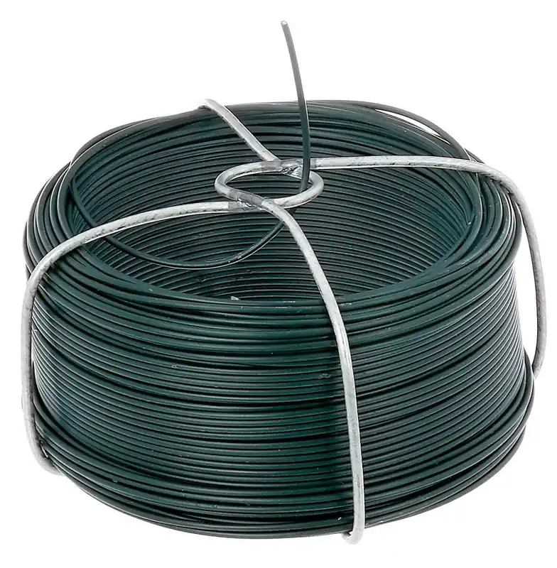 Top-Seller Alberts Drahtspule Grün, 50 m, Ø 1,2 mm, verzinkter Stahldraht, Drahtrolle für Zäune