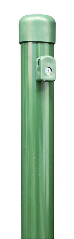 Alberts Zaunpfosten, für Maschendrahtzäune, verzinkt Grün, Ø 34 mm, 1665x1500 mm, Grün Direktkauf