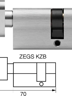 Knallerangebot KARCHER Design Knaufzylinder Modell ZEGS - Knaufseite 35 mm (20/35 mm)