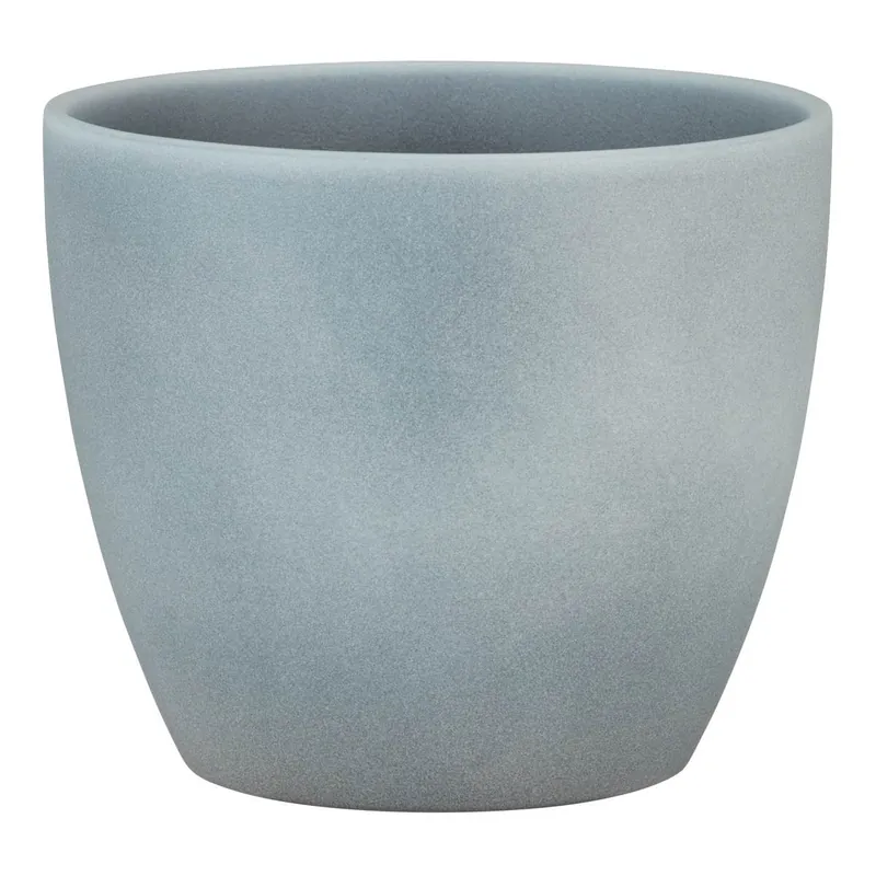 Scheurich 920 Stone Blumentopf aus Keramik, rund, Stein-Optik, Grey Stone, 19 x 17 cm Super-Preis