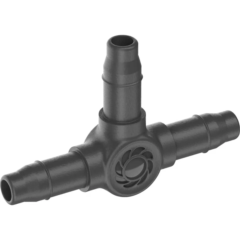 Saisonangebot GARDENA Micro-Drip T-Stück 4,6 mm, Quick & Easy Verbindungstechnik, 10 Stück, Verteilerrohr Abzweigung