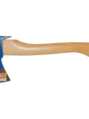 Geprüft Himmelberger Zimmermannhacke, 700 g, Doppelreifig, Holzstiel, Bauhacke, Nagelloch, Stabil, Premium-Werkzeug