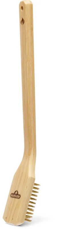 Top-Preis Napoleon Essential Grillbürste GABR003 Messingborsten Holzgriff Grillrost-Reinigung