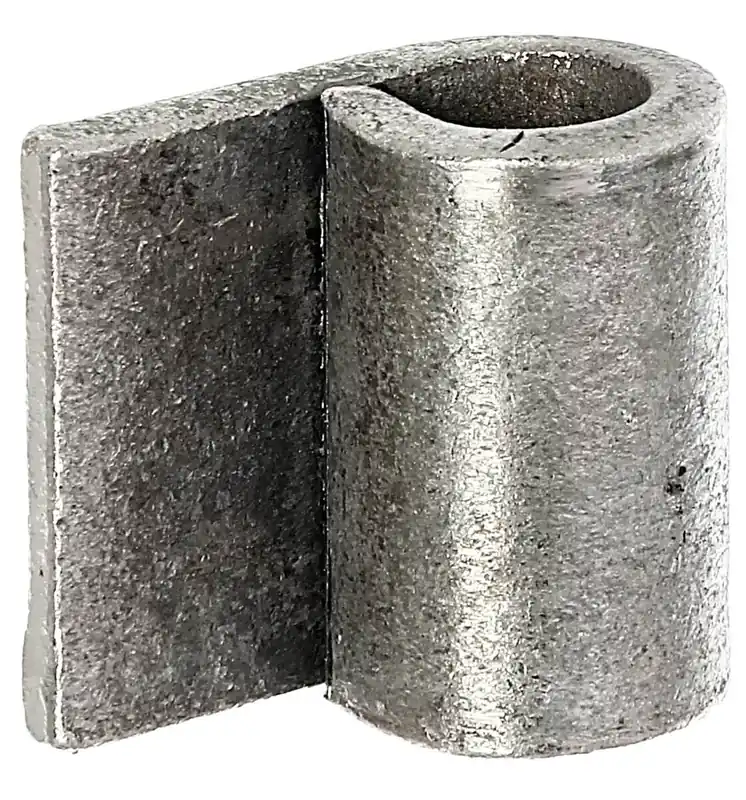 Bestpreis Alberts Anschweißband, Stahl roh, Ø 13 mm, Befestigung mit Kante, Rolle 30 mm Abstand