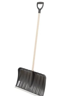 Günstig Offner Kunststoff-Schieber KSCH10, 54 cm, Robuster Holzstiel, Aluminium-Kante, 6 Verstärkungsrippen