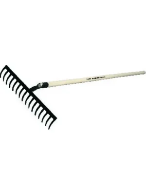 SHW Bau-/Gartenrechen 16 Zinken, m. Stiel 150cm Highlight