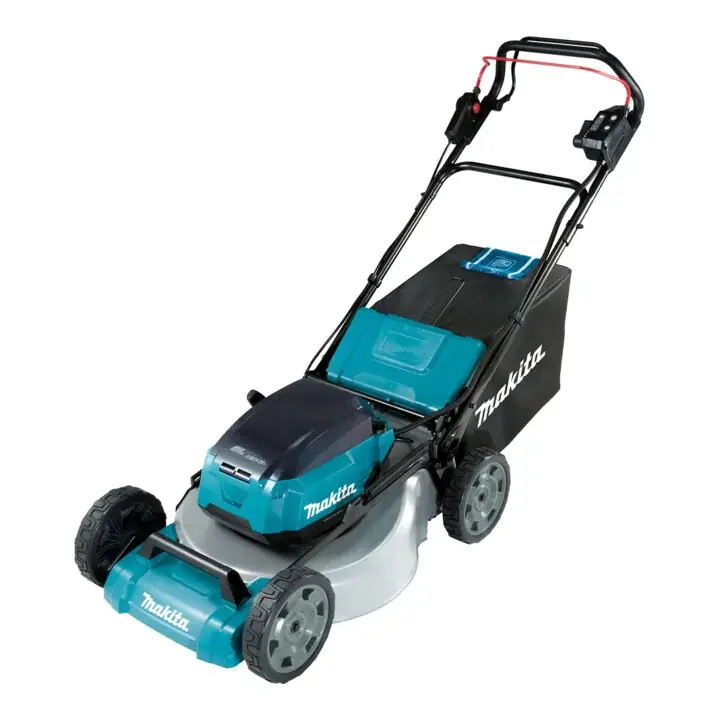 Makita Akku-Rasenmäher 2x18V / 5,0 Ah, 2 Akkus + Ladegerät Echt