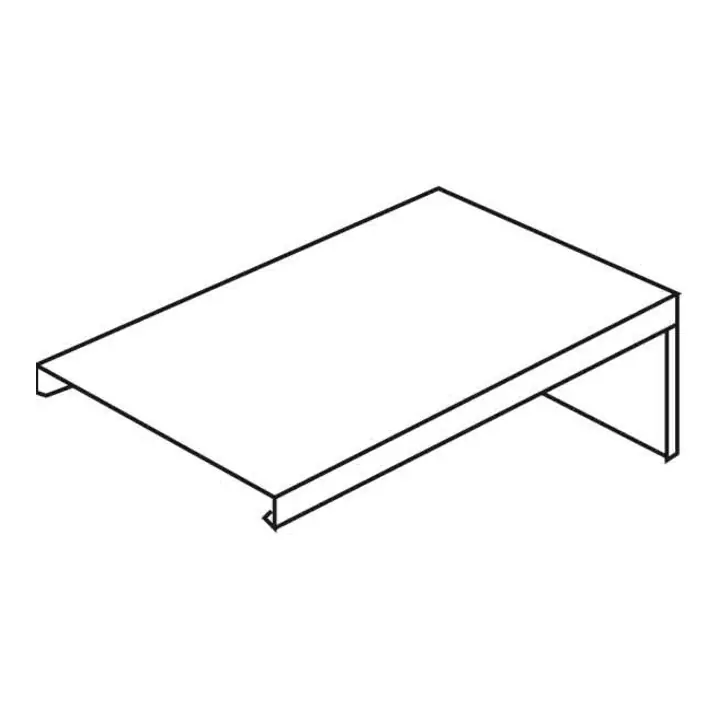 Super-Preis HKL Endstück rws 60x90 RAL9010 ES6090.3