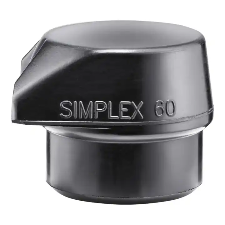 Saisonangebot Halder Schonhammerkopf Kopf-D.60mm Gum.schwarz mittelh.