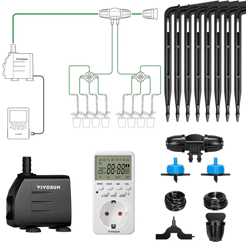 Must-Have Vivosun FlexFeed 15 W - 8 Tropfer Set