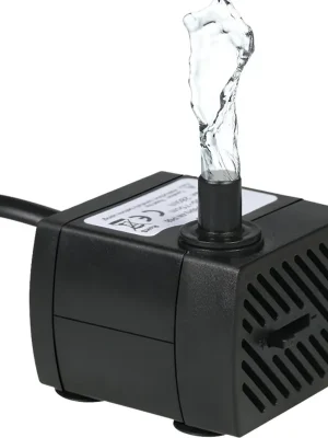 280L / H 4W Tauchwasserpumpe für Aquarium Tabletop Brunnen Teich Wasser Gärten und Hydroponische Systeme mit einer Düse 4.9ft (1.5m) Netzkabel AC220-240V Knallerangebot