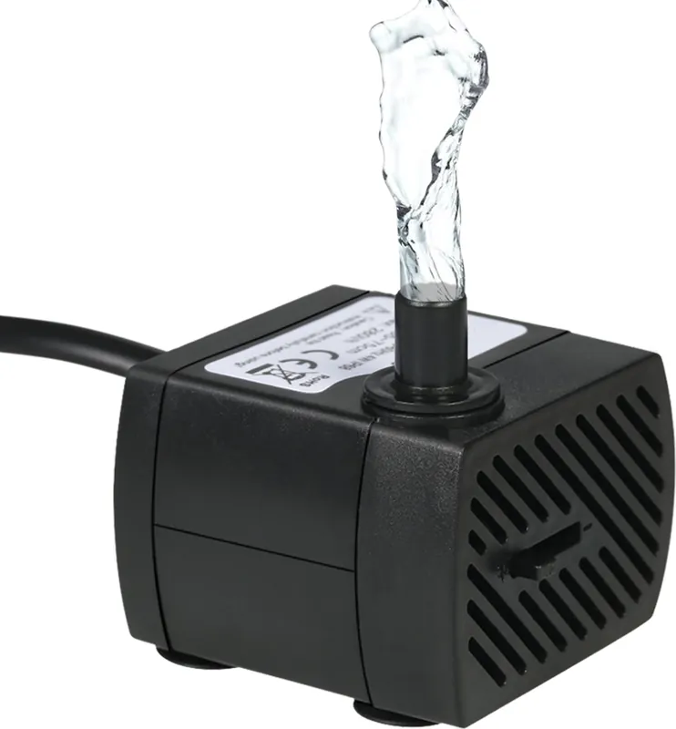 280L / H 4W Tauchwasserpumpe für Aquarium Tabletop Brunnen Teich Wasser Gärten und Hydroponische Systeme mit einer Düse 4.9ft (1.5m) Netzkabel AC220-240V Knallerangebot