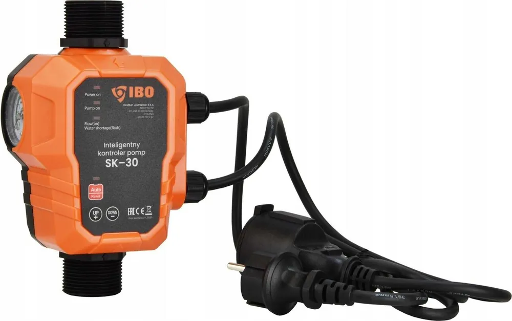 Schneller Versand Ibo, Pumpensteuerung SK-30 – 1 1/4" – Automatischer Druckschalter – Trockenlaufschutz – IP65