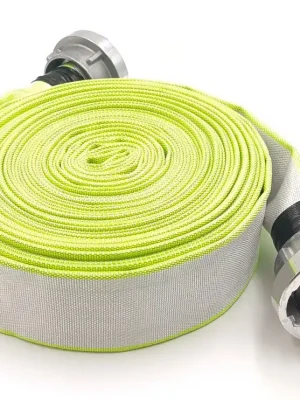 2 Zoll C-52 - 20 m Industrieschlauch Feuerwehrschlauch Bauschlauch Flachschlauch Schlauch mit Storz-Kupplung eingebunden Sofort Bestellen